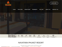 Tablet Screenshot of navatararesort.com